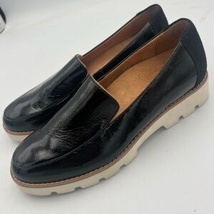 VIONIC Kinsley Loafer Black Patent Leather Women’s Size 6.5 EU36.5